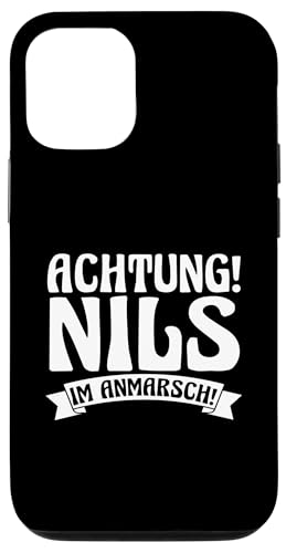 Hülle für iPhone 14 Pro Vorname Nils von Nils Geschenk