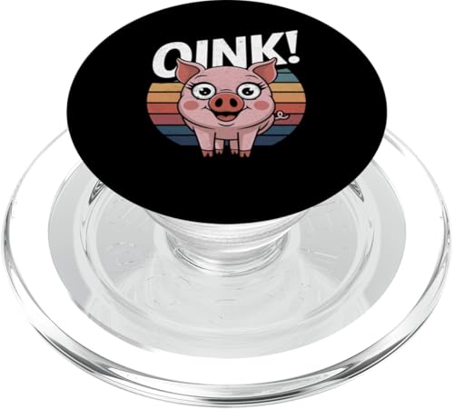 Lustiges süßes Schwein PopSockets PopGrip für MagSafe von Nineblack