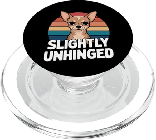 Niedlicher leicht aufklappbarer lustiger Chihuahua-Hund PopSockets PopGrip für MagSafe von Nineblack