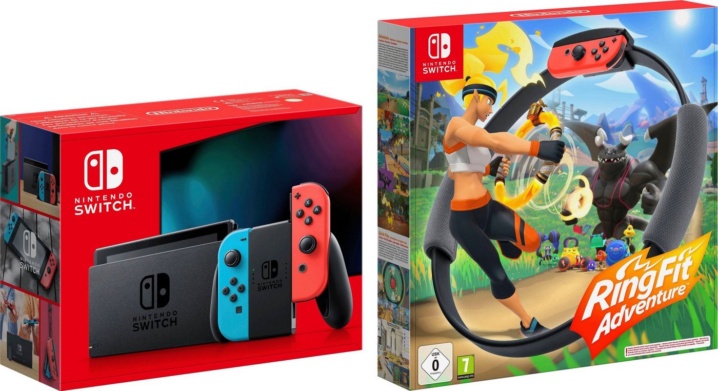 Nintendo Switch, inkl. Ring Fit Adventure von Nintendo Switch