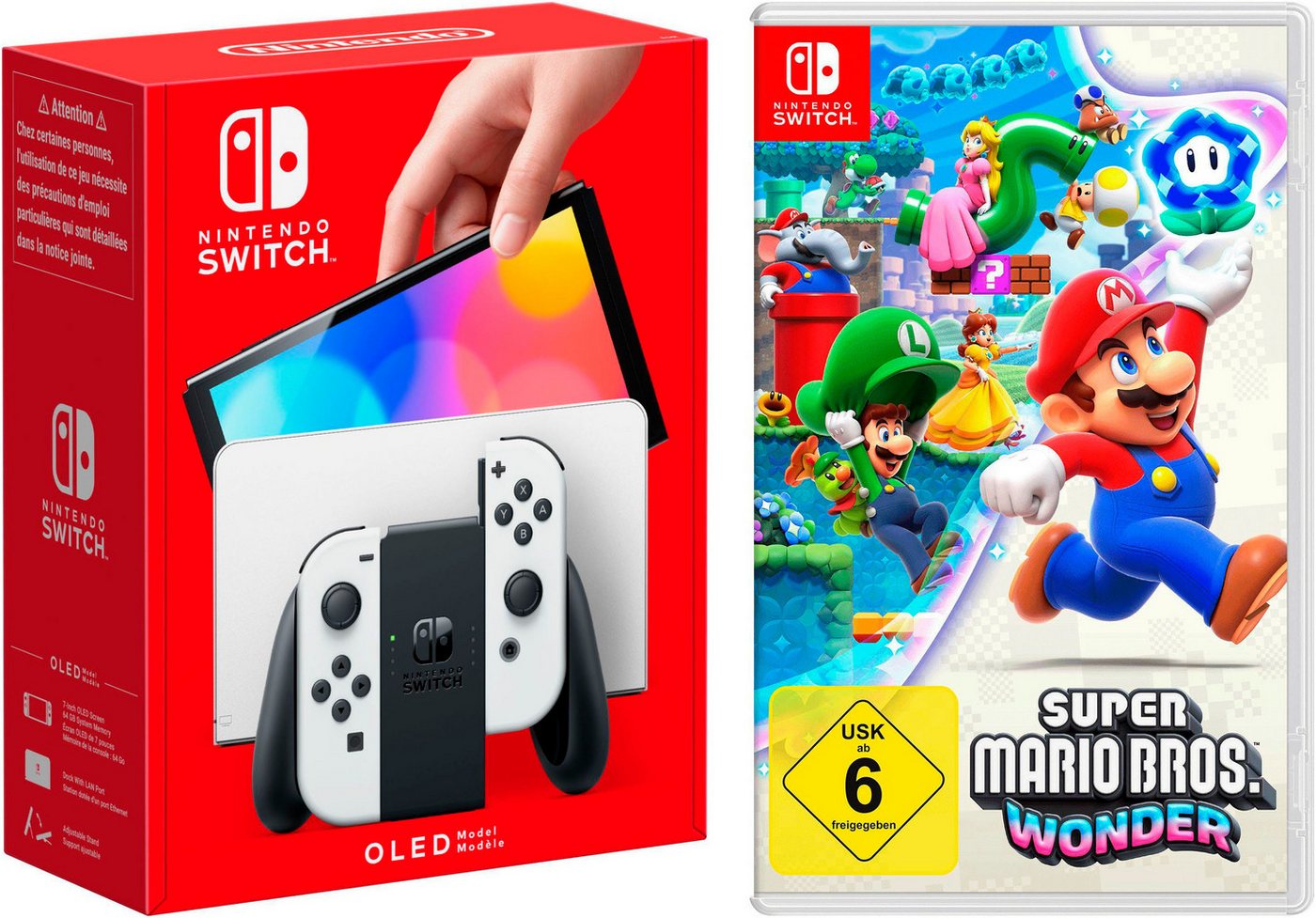 Nintendo Switch OLED + Super Mario Bros. Wonder von Nintendo Switch