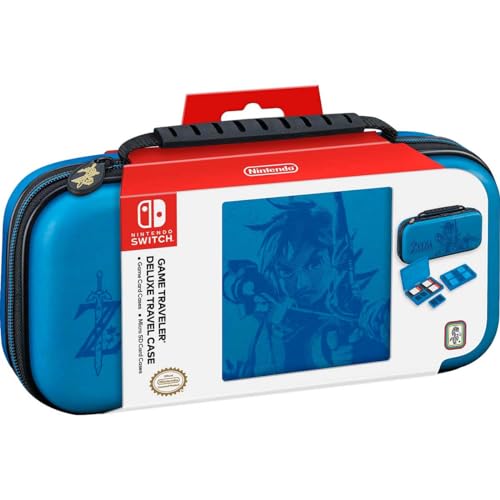 ASL Switch Tasche Travel Case Zelda NNS42 Offiziell lizenziert blau (Nintendo Switch) von Nintendo