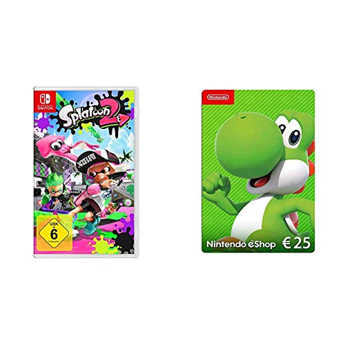 Splatoon 2 [Nintendo Switch] & Nintendo eShop Card | 25 EUR Guthaben | Download Code von Nintendo