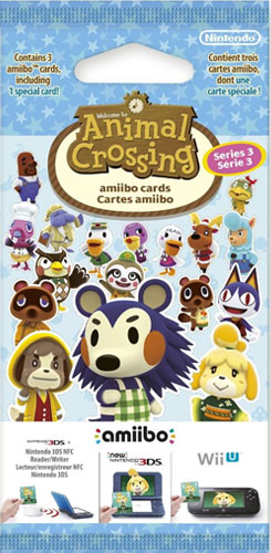 amiibo Karten 3 Stück Animal Crossing Vol. 3 von Nintendo