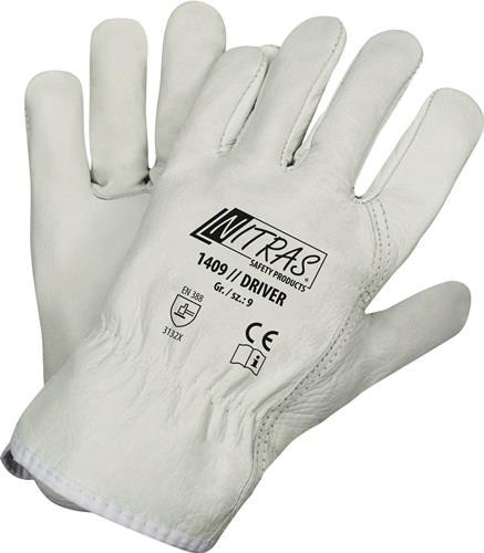 Nitras Handschuhe Driver Gr.10 grau EN 388,EN 407 PSA II 1409-10 von Nitras