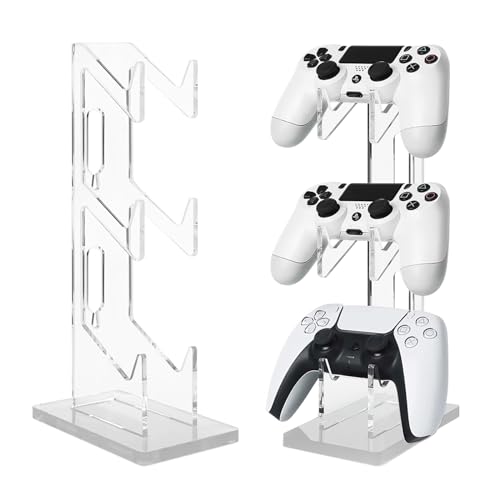 Nizirioo Game Controller Halter Kopfhörer Ständer Spiel 3 Lagen Multifunktions Game Controller Headset Halterung Gaming Controller Game Controller Ständer aus Acryl für Xbox ONE Switch PS4 PS5 von Nizirioo