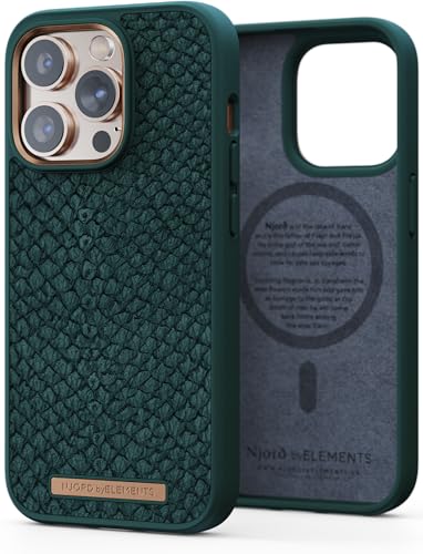 NJORD Coque MAGSAFE Cuir DE Saumon iPhone 14 PRO MAX VERT NJORD Coque MAGSAFE Cuir DE Saumon iPhone 14 PRO MAX VERT von Njord Collections