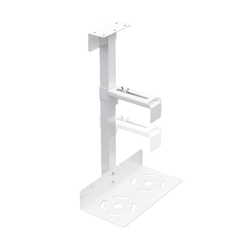 Flexible PC-Halterung, verstellbare CPU-Halterung unter dem Schreibtisch, PC-Halterung, robuste Halterung, Desktop-CPU-Halterung, flexible Höhe, PC-Halterung, Computerhalterung für Schreibtisch, von Nlrlo