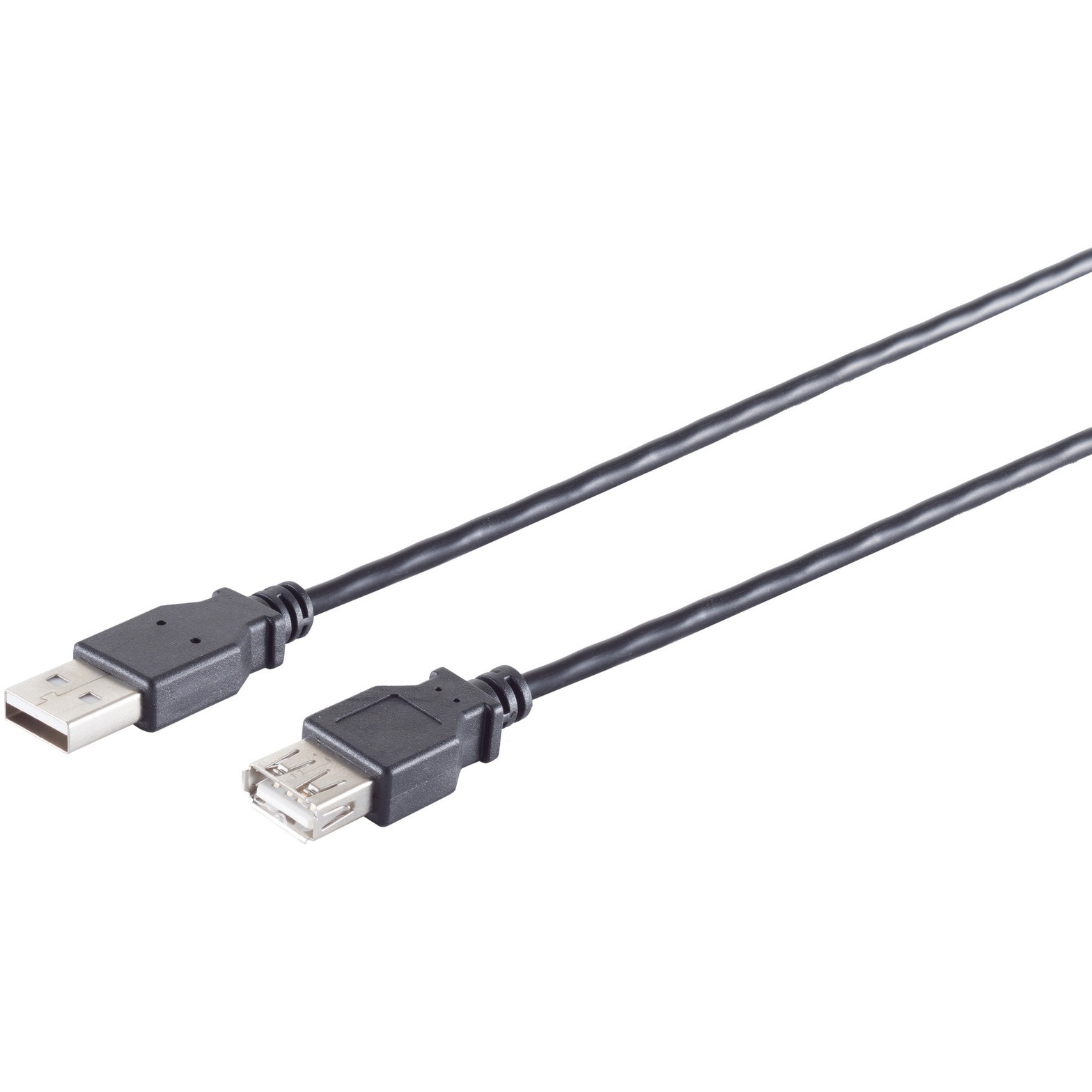 USB 2.0 (ST-BU) 3m Verlängerungskabel Schwarz von No-Name