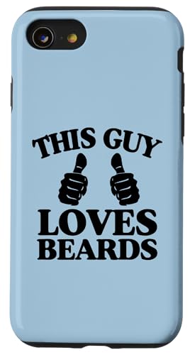 Hülle für iPhone SE (2020) / 7 / 8 Dieser Typ liebt Bärte Zwei Daumen von No Shave November Essentials for Dads with Beards