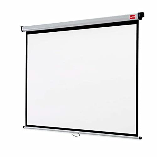 Nobo Beamer-Leinwand zur Wand- und Deckenmontage, Projektionsleinwand mit brillant weißer Oberfläche, 234,5 x 176 cm, 1902394W Nobo Beamer-Leinwand zur Wand- und Deckenmontage, Projektionsleinwand mit brillant weißer Oberfläche, 234,5 x 176 cm, 1902394W von Nobo