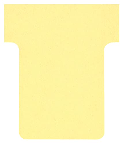 Nobo Kartentafel Zubehör T-Karten, Größe 1.5, 100 Stück, gelb von Nobo