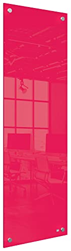 Nobo Kleine Glas-Whiteboard Tafel, Trocken Abwischbare Glas-Oberfläche, Rahmenlos, Eck-Wandmontage, Zuhause/Büro, 300 x 900 mm, Inklusive Markerstift, Rot, 1915606 Nobo Kleine Glas-Whiteboard Tafel, Trocken Abwischbare Glas-Oberfläche, Rahmenlos, Eck-Wandmontage, Zuhause/Büro, 300 x 900 mm, Inklusive Markerstift, Rot, 1915606 von Nobo