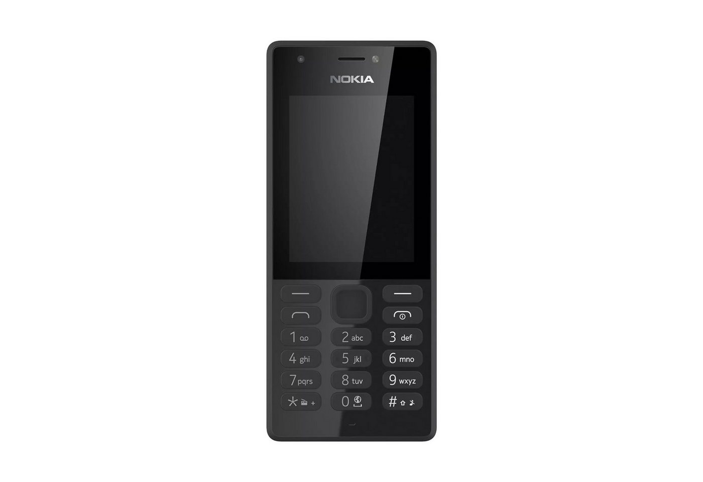 Nokia 216 Dual-SIM, Handy (2,4 Zoll, Schwarz, Ohne Simlock, Bluetooth, Mobiltelefon) von Nokia