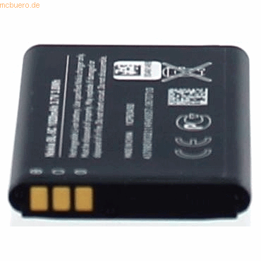 Nokia Akku für Nokia N71 Li-Ion 3,7 Volt 1020 mAh schwarz von Nokia