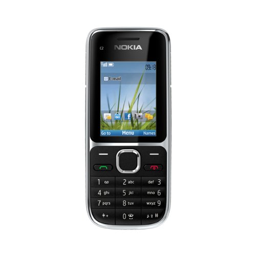 'Nokia C2 – 01 Handy – Freien (2 Display, 3.2 MP Kamera, 64 MB Kapazität) schwarz von Nokia