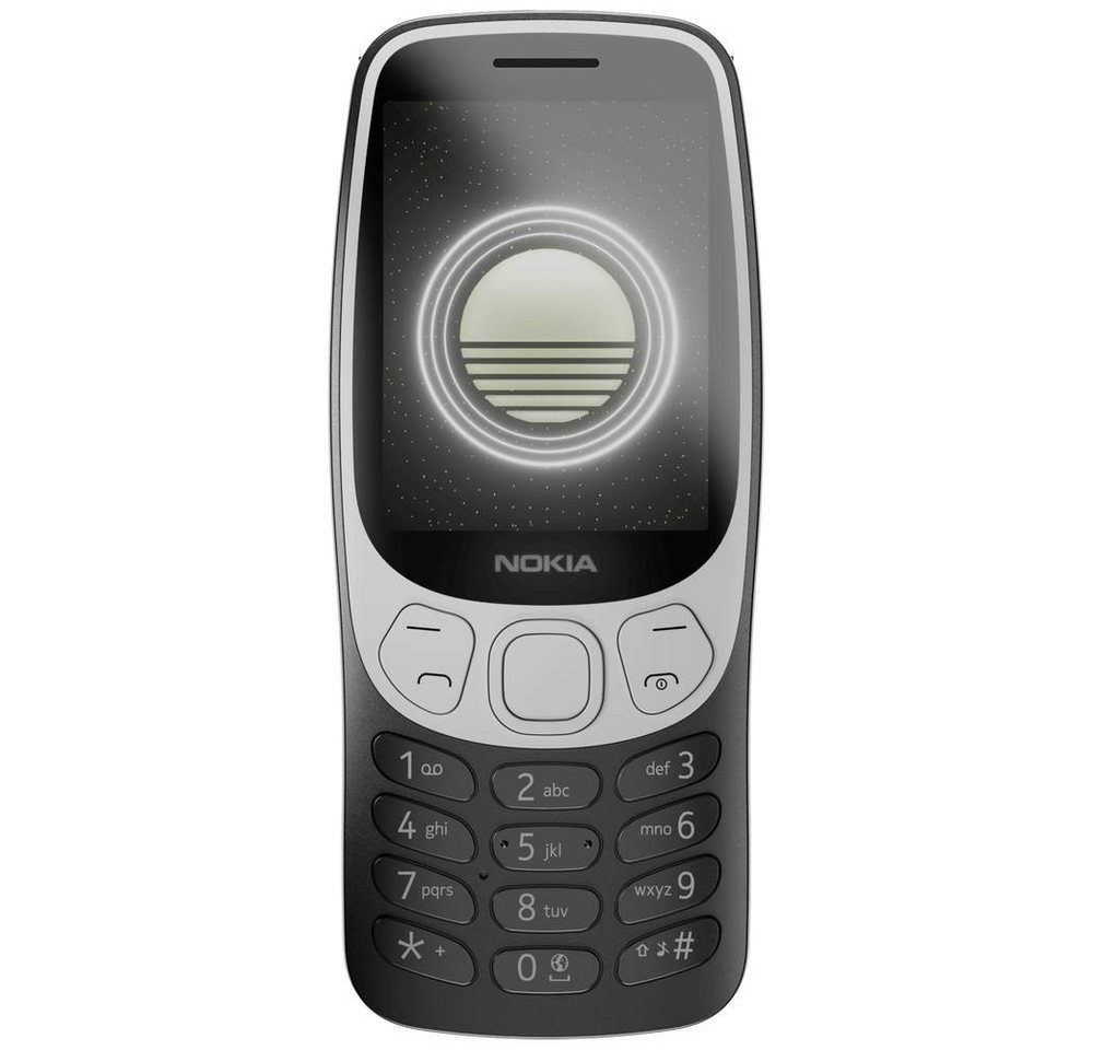 Nokia Dual-SIM-Handy, Grunde Black Handy (Wechsel-Akku, IP52) von Nokia