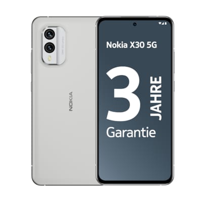 Nokia X30 5G Dual-Sim 8/256 GB Ice White Android 12.0 Smartphone von Nokia