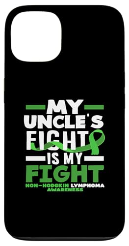 Hülle für iPhone 13 Non-Hodgkin Lymphoma Awareness My Uncle's Fight Limettenband von Non-Hodgkin Lymphoma Awareness Support Gifts