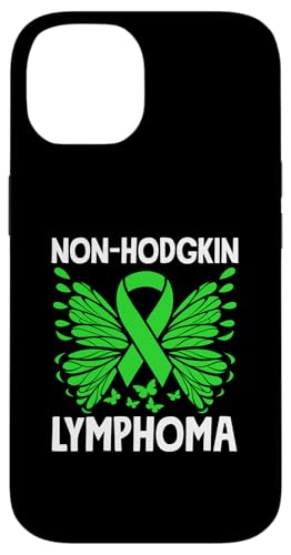 Hülle für iPhone 14 Non-Hodgkin-Lymphom Awareness Schmetterlingsflügel von Non-Hodgkin Lymphoma Awareness Support Gifts