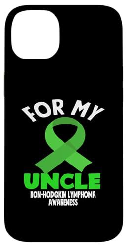 Hülle für iPhone 14 Plus Non-Hodgkin Lymphoma Awareness Lime Ribbon For My Oncle von Non-Hodgkin Lymphoma Awareness Support Gifts