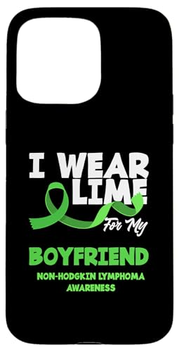 Hülle für iPhone 15 Pro Max Non-Hodgkin-Lymphom Awareness Ich trage Limette für meinen Freund von Non-Hodgkin Lymphoma Awareness Support Gifts