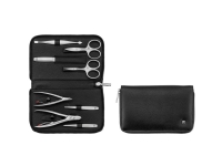 Zwilling Twinox Travel Set - Black Leather Case, 8 Pieces - Black von Noname