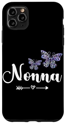 Hülle für iPhone 11 Pro Max Nonna Schmetterling Großmutter Italienisch Oma Italien von Nonna Italian Grandma Italy Grandmother