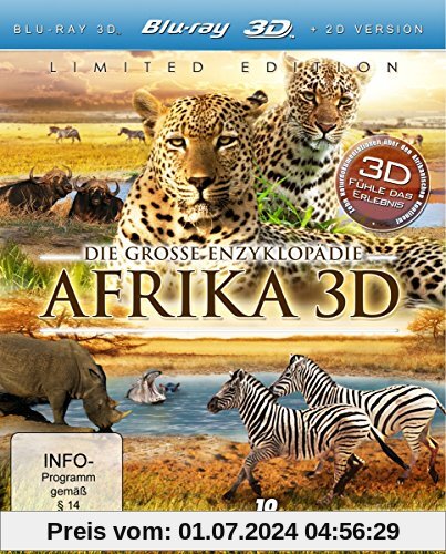 Die große Enzyklopädie Afrika 3D (10 Real-3D Dokumentationen in einer limitierten Gesamt-Edition exklusiv bei Amazon.de) [Blu-ray 3D] von Norbert Vander