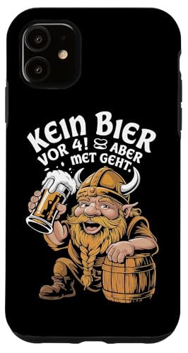 Wikinger Nordische Mythologie Kein Bier Vor 4 Hülle für iPhone 11 Wikinger Nordische Mythologie Kein Bier Vor 4 Hülle für iPhone 11 von Nordische Mythologie Wikinger Sagen Humor