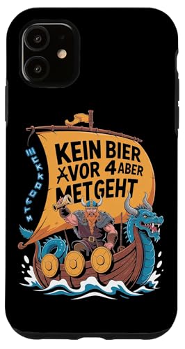 Wikinger Nordische Mythologie Kein Bier Vor 4 Hülle für iPhone 11 Wikinger Nordische Mythologie Kein Bier Vor 4 Hülle für iPhone 11 von Nordische Mythologie Wikinger Sagen Humor