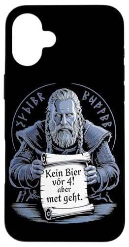 Wikinger Nordische Mythologie Kein Bier Vor 4 Hülle für iPhone 16 Plus Wikinger Nordische Mythologie Kein Bier Vor 4 Hülle für iPhone 16 Plus von Nordische Mythologie Wikinger Sagen Humor