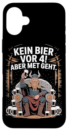 Wikinger Nordische Mythologie Kein Bier Vor 4 Hülle für iPhone 16 Plus Wikinger Nordische Mythologie Kein Bier Vor 4 Hülle für iPhone 16 Plus von Nordische Mythologie Wikinger Sagen Humor