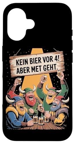Wikinger Nordische Mythologie Kein Bier Vor 4 Hülle für iPhone 16 Wikinger Nordische Mythologie Kein Bier Vor 4 Hülle für iPhone 16 von Nordische Mythologie Wikinger Sagen Humor