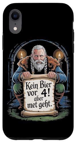 Wikinger Nordische Mythologie Kein Bier Vor 4 Hülle für iPhone XR Wikinger Nordische Mythologie Kein Bier Vor 4 Hülle für iPhone XR von Nordische Mythologie Wikinger Sagen Humor
