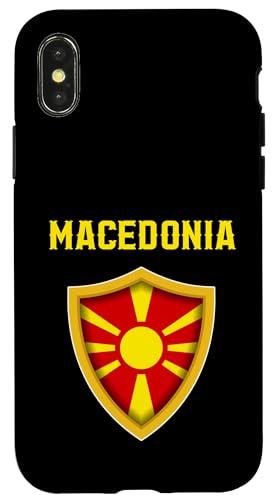 Hülle für iPhone X/XS Mazedonien, Mazedonien, Mazedonien, Nordmazedonien. von North Macedonia,Macedonia,Flag of North Macedonia.
