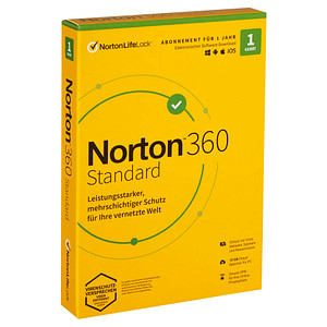 Norton 360 Standard Sicherheitssoftware Vollversion (PKC) von Norton