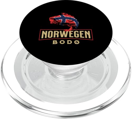 Angelurlaub Angeltour in Norwegen Bodø PopSockets PopGrip für MagSafe von Norwegen Angel Tour für Angler Gruppe