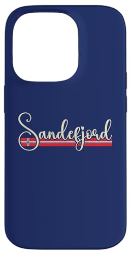 Hülle für iPhone 14 Pro Sandefjord Norge - Sandefjord Norwegen Script von Norwegian Classic Designs