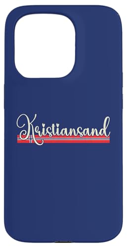 Hülle für iPhone 15 Pro Kristiansand Norge - Kristiansand Norwegen Script von Norwegian Classic Designs