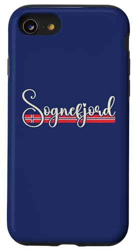 Hülle für iPhone SE (2020) / 7 / 8 Sognefjord Norge - Sognefjord Norwegen Schrift von Norwegian Classic Designs