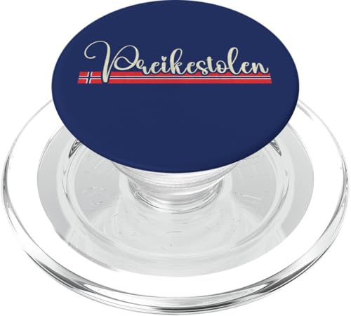 Preikestolen Norge - Preikestolen Norwegen Script PopSockets PopGrip für MagSafe von Norwegian Classic Designs