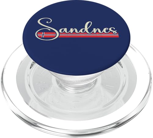 Sandnes Norge - Sandnes Norwegen Script PopSockets PopGrip für MagSafe von Norwegian Classic Designs