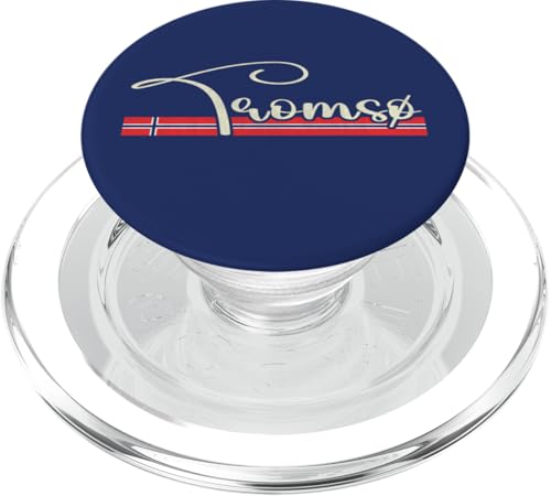 Tromsø Norge - Tromsø Norwegen Schrift - Tromsø Norwegen PopSockets PopGrip für MagSafe von Norwegian Classic Designs