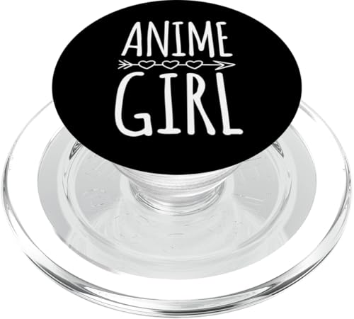 Anime Mädchen mit böhmischen Stil Herz Pfeil Grafik PopSockets PopGrip für MagSafe von Nostalgic Anime Aesthetic Merch and Essentials