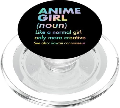 Anime-Mädchendefinition Wie ein normales Mädchen, nur kreativer PopSockets PopGrip für MagSafe von Nostalgic Anime Aesthetic Merch and Essentials