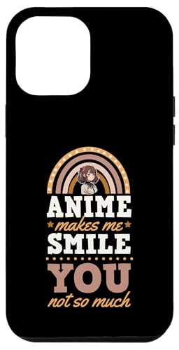 Hülle für iPhone 12 Pro Max Anime Bring mich zum Lächeln Du nicht so sehr Bohemian Rainbow von Nostalgic Anime Aesthetic Merch and Essentials