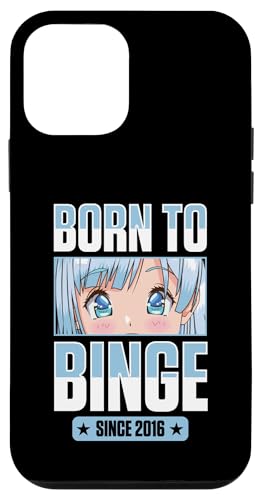 Hülle für iPhone 12 mini Seit 2016 zum Binge geboren Geburtstag für Anime-Fan, der 2016 geboren wurde von Nostalgic Birthday Party Supplies for Anime Fans