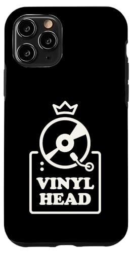 Retro Vinyl Schallplattensammler Vinylkopf Hülle für iPhone 11 Pro von Nostalgic Retro Vinyl Record Collecting Merch