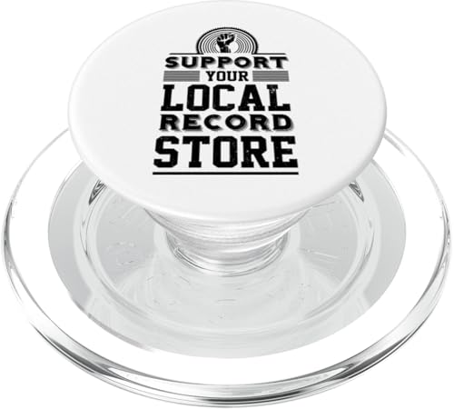 Unterstützen Sie Ihren lokalen Plattenladen Nostalgic Vinyl Store PopSockets PopGrip für MagSafe von Nostalgic Retro Vinyl Record Collecting Merch